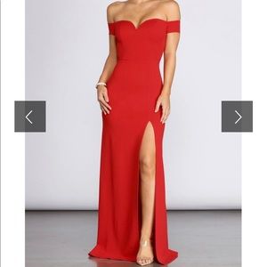 Formal High Slit Dress